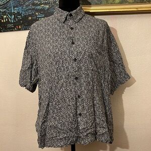SOLD-Men’s button up shirt 2X